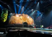 FOTO: Ieskats Cirque du Soleil šova aizkulisēs Arēnā Rīga