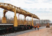 Valmieras Industriālajā parkā uzsākta dzelzceļa būvniecība
