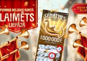Senatnes loterijā laimēts miljons eiro