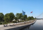 FOTO: Metu konkursā par AB dambja attīstību uzvar RUUME arhitekti