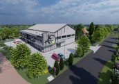 Ieguldot 2,2 miljonus eiro, Ogrē taps moderna pludmales volejbola halle
