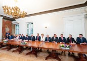 Saeimas partijas paraksta Kulberga valdības deklarāciju un sadarbības līgumu