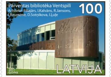 Pārventas bibliotēkai velta īpašu pastmarku