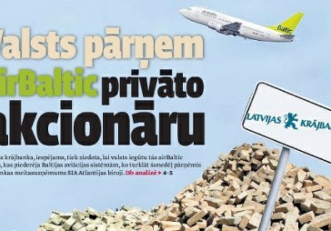 Krājbanka, iespējams, tiek ziedota, lai iegūtu airBaltic