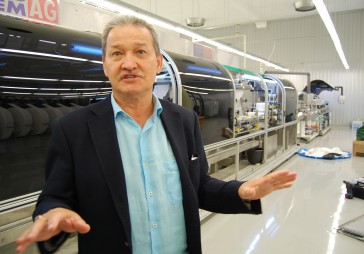 Mitro salvešu ražotājs Liepājā gatavojas startam