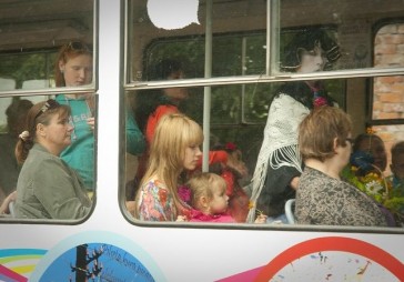 Cirks Liepājas tramvajā