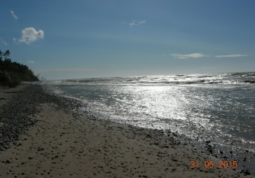 Iztīrītā Rīvas upe un Longe Cote Kurzemē - fotogrāfijās