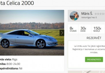 Privāto auto nomas tīkls Autolevi sāks darbību Somijā