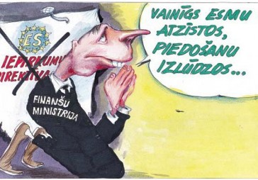 DB karikatūra: Eiropa miljonus neatņems, gribi – tici, negribi – netici 