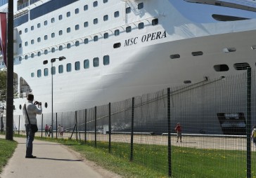 FOTO: MSC Opera Rīgā atklāj kruīzu sezonu