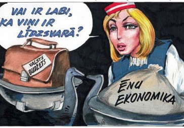 DB karikatūra: Paralēlekonomikas trupe zaļajam zaram  