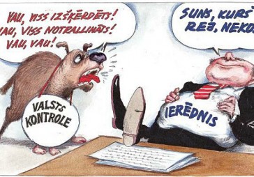 DB karikatūra: Valsts kontroles sausais pērkons