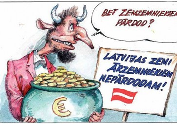 DB karikatūra: Eiropas māmuļa pārkāpj bērnu tiesības  