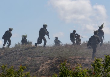 FOTO: Starptautiskās militārās mācības Saber Strike Ādažos