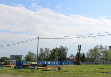 New Hanza City teritorijā ir uzsākti pirmie celtniecības darbi