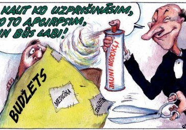 DB karikatūra: Uz kārā zoba – jauni nodokļi 