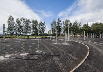 FOTO: pie Deglava ielas kalna top sporta un atpūtas komplekss 