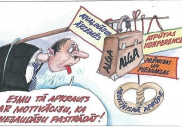 DB karikatūra: Nepadarīt amatpersonu par motivācijas ēzeli 