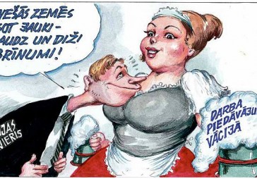 DB karikatūra: Darba tirgus brīdina par nepatikšanām tautsaimniecībā 