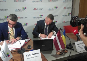 Lattelecom vienojas par sadarbību ar Ukrainas uzņēmumu Ukrtelekom 