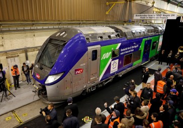 FOTO: Bombardier vilcienu rūpnīca Francijā