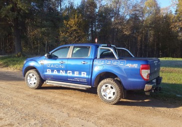 Ford Ranger uzspodrina kabīni 