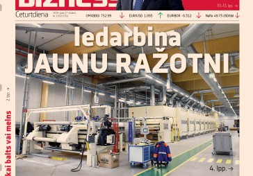 FOTO: Latvijas Finieris iedarbina jaunu impregnēšanas ražotni