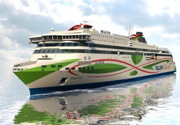 Tallink jaunākais kuģis Megastar sāks kursēt nākamā gada janvārī