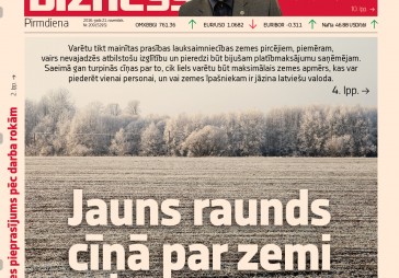 Kauja par Latvijas  zemi Saeimas ringā 