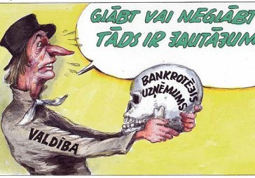 DB karikatūra: Uzņēmumu glābšana nav sports 