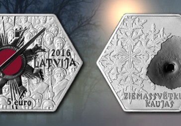 Papildināta - Latvijas Banka izveidojusi kolekcijas monētu Ziemassvētku kaujas 