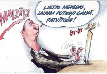 DB karikatūra: Kad transporta jomā nav, par ko tvītot 