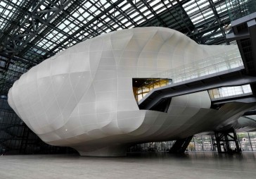 Valmieras stikla šķiedras meitas uzņēmuma ražojums izmantots Romas jaunajā konferenču centrā