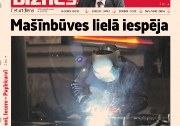 Mašīnbūvei ir labas izaugsmes iespējas