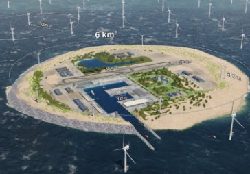 Dānija, Vācija, Nīderlande plāno veidot mākslīgu elektroenerģijas salu