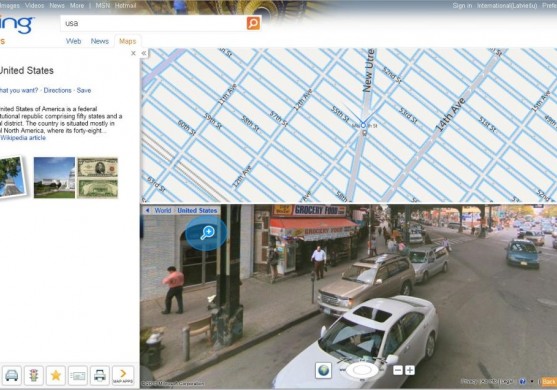 Microsoft rada Google Streetview konkurentu