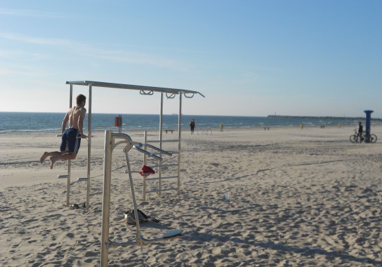 Ventspils Biznesa inkubatorā tapuši āra trenažieri