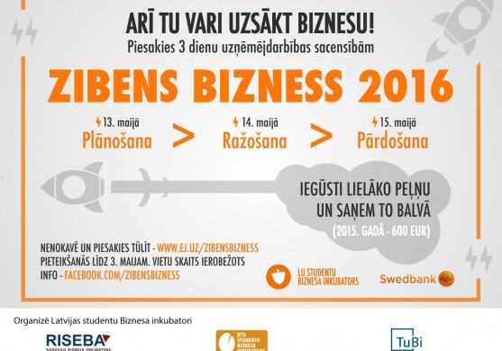Piedāvā uz trim dienām kļūt par uzņēmējiem 