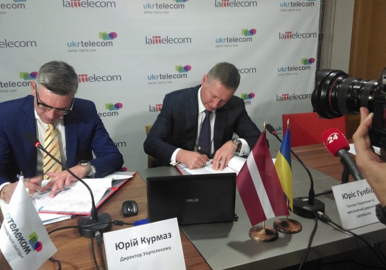 Lattelecom vienojas par sadarbību ar Ukrainas uzņēmumu Ukrtelekom 
