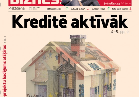 Uzņēmumus kreditē krietni aktīvāk 