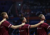 Latvijas basketbolisti sasniedz ceturtdaļfinālu