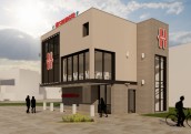Hesburger būvē jaunu ēstuvi ar auto kases pakalpojumu Satekles ielā