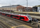 Lietuvā prezentēts pirmais jaunais Stadler elektrovilciens