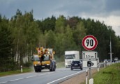 Jauni vidējā ātruma kontroles posmi uz Liepājas un Rēzeknes šosejas