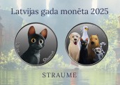 Par Latvijas gada monētu 2025 atzīta monēta Straume